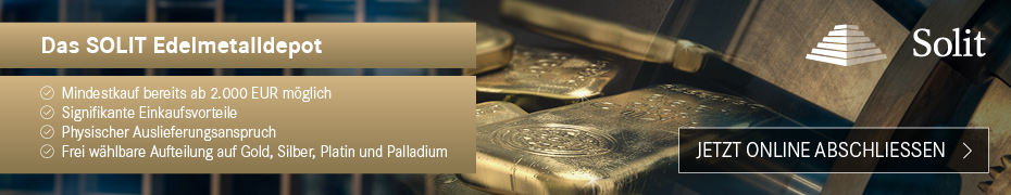 Das SOLIT Edelmetalldepot